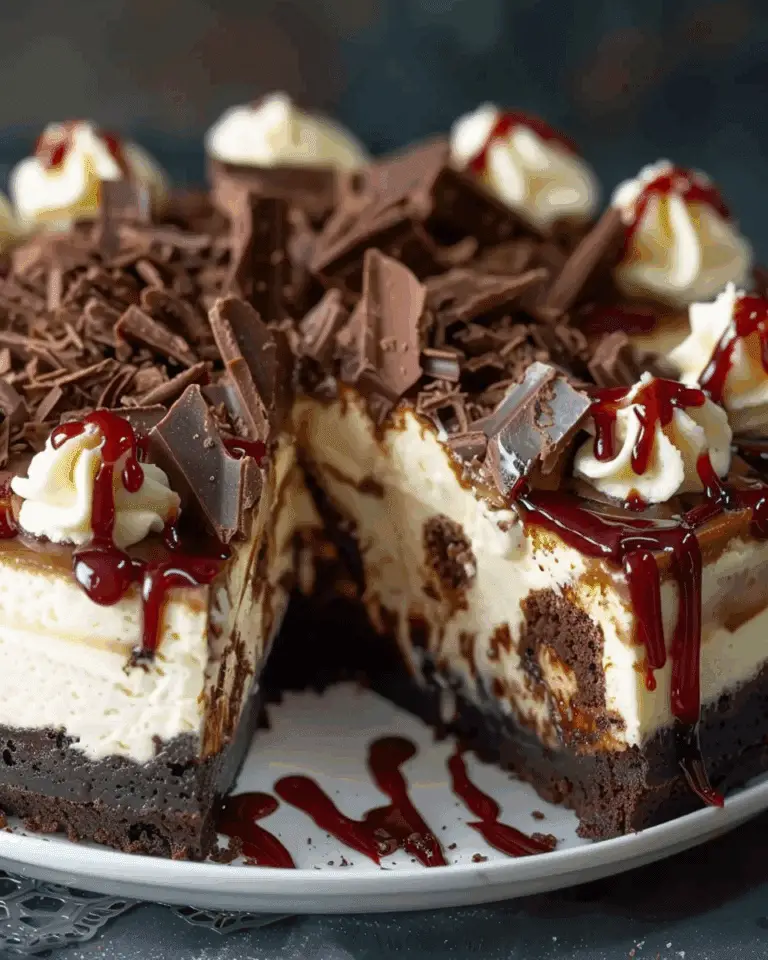 Brownie Sundae Cheesecake