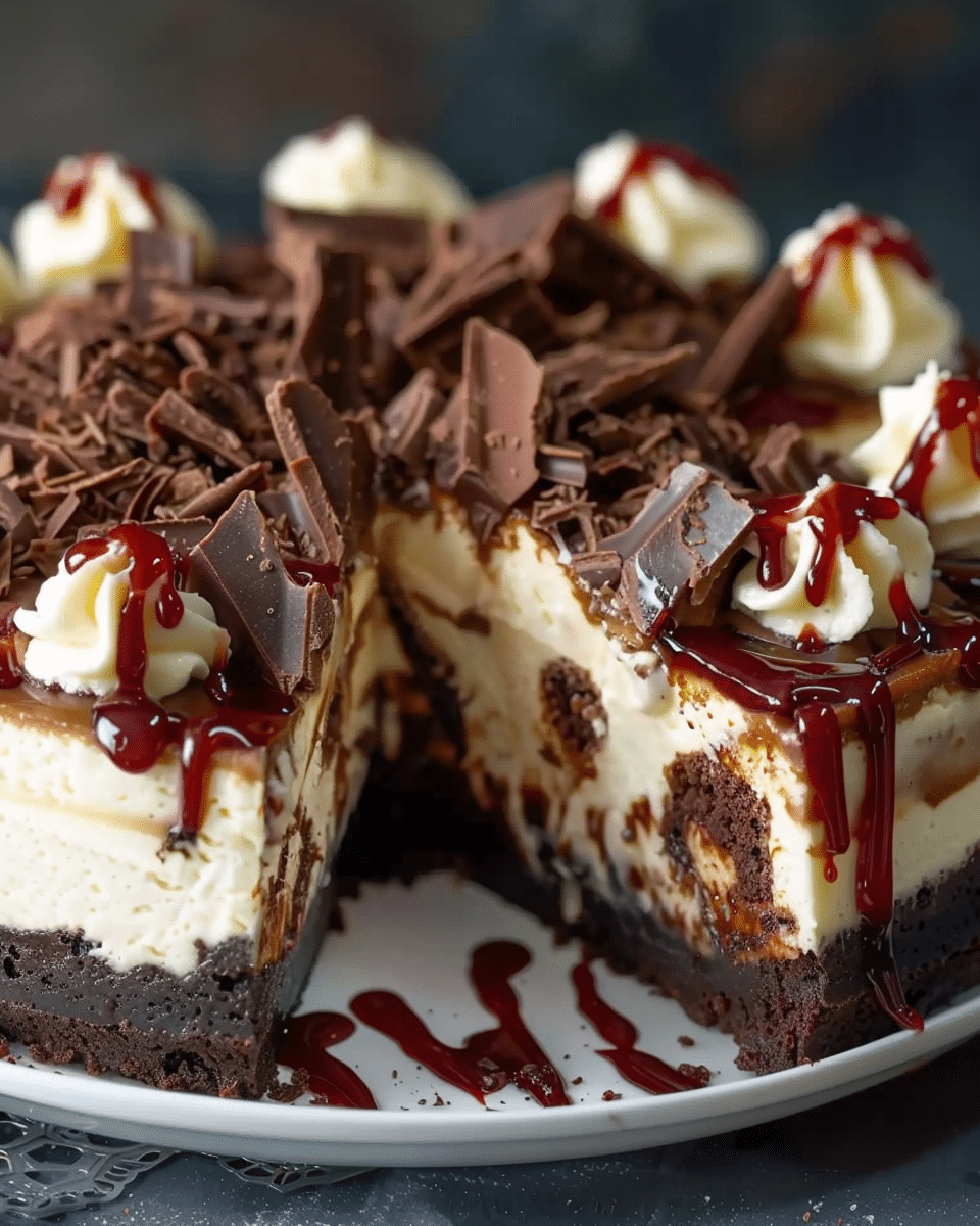 Brownie Sundae Cheesecake