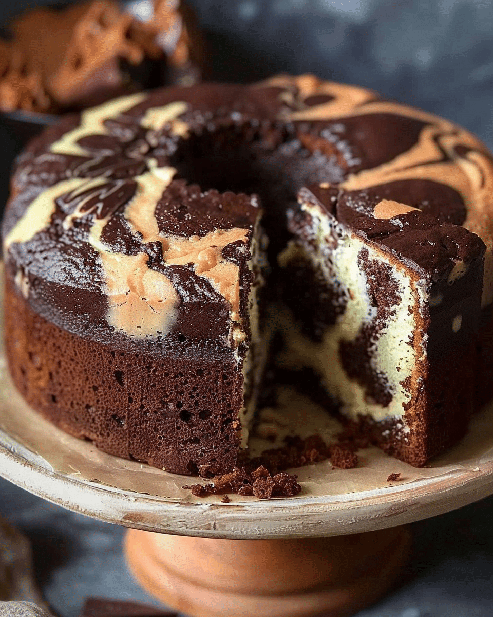 Chocolate Marble Yogurt Cake