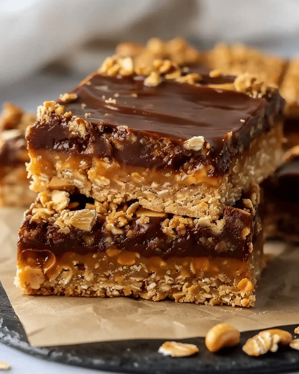 Millionaire Bars with Shortbread