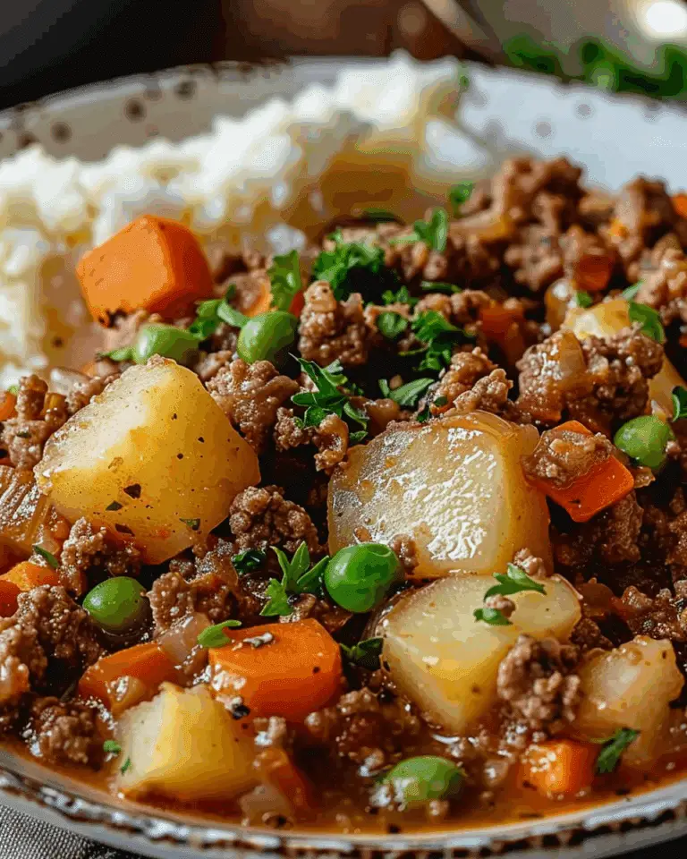 Hobo Dinner with Ground Beef, Potatoes, and Veggies
