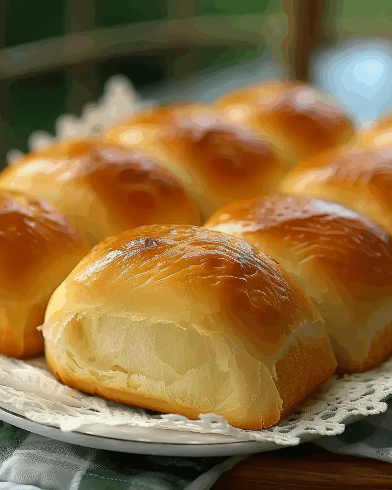 Homemade Fluffy Bread Rolls