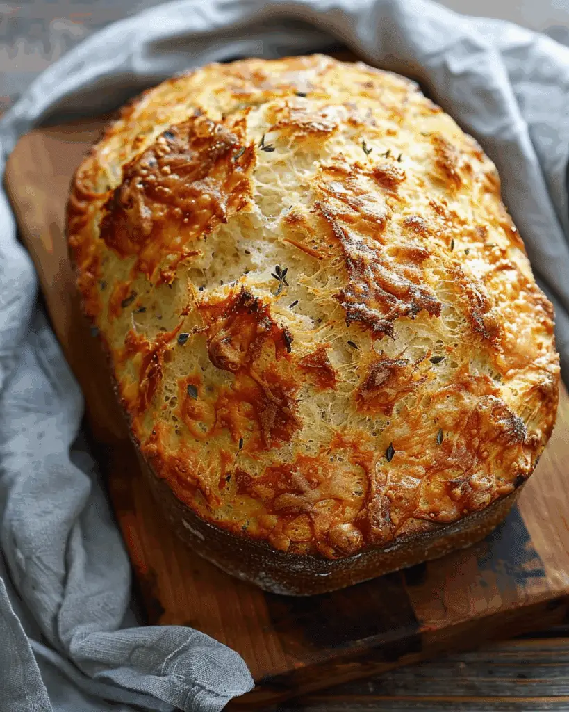 Kruie- en Cheddarkaas Vinnige Brood