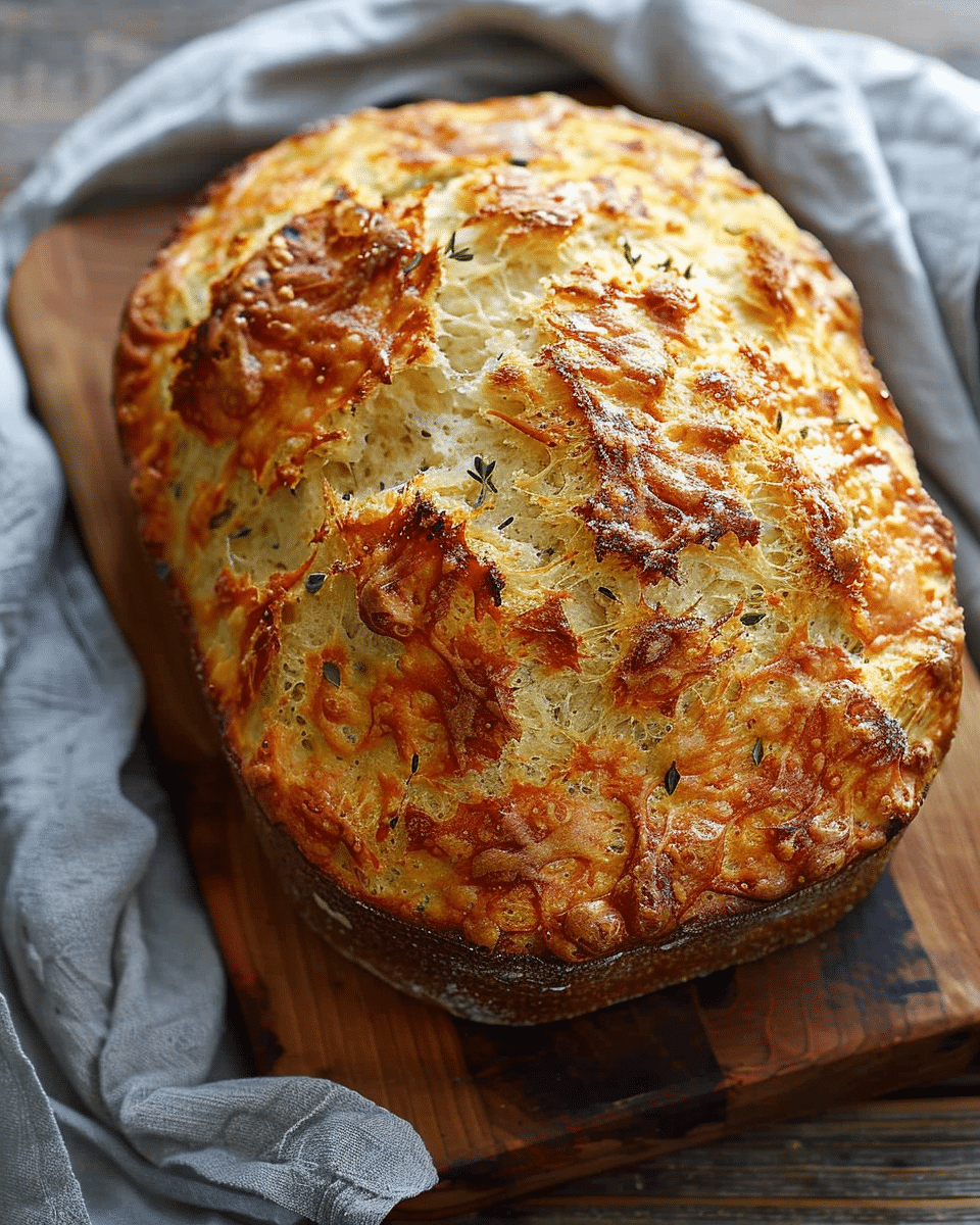 Kruie- en Cheddarkaas Vinnige Brood