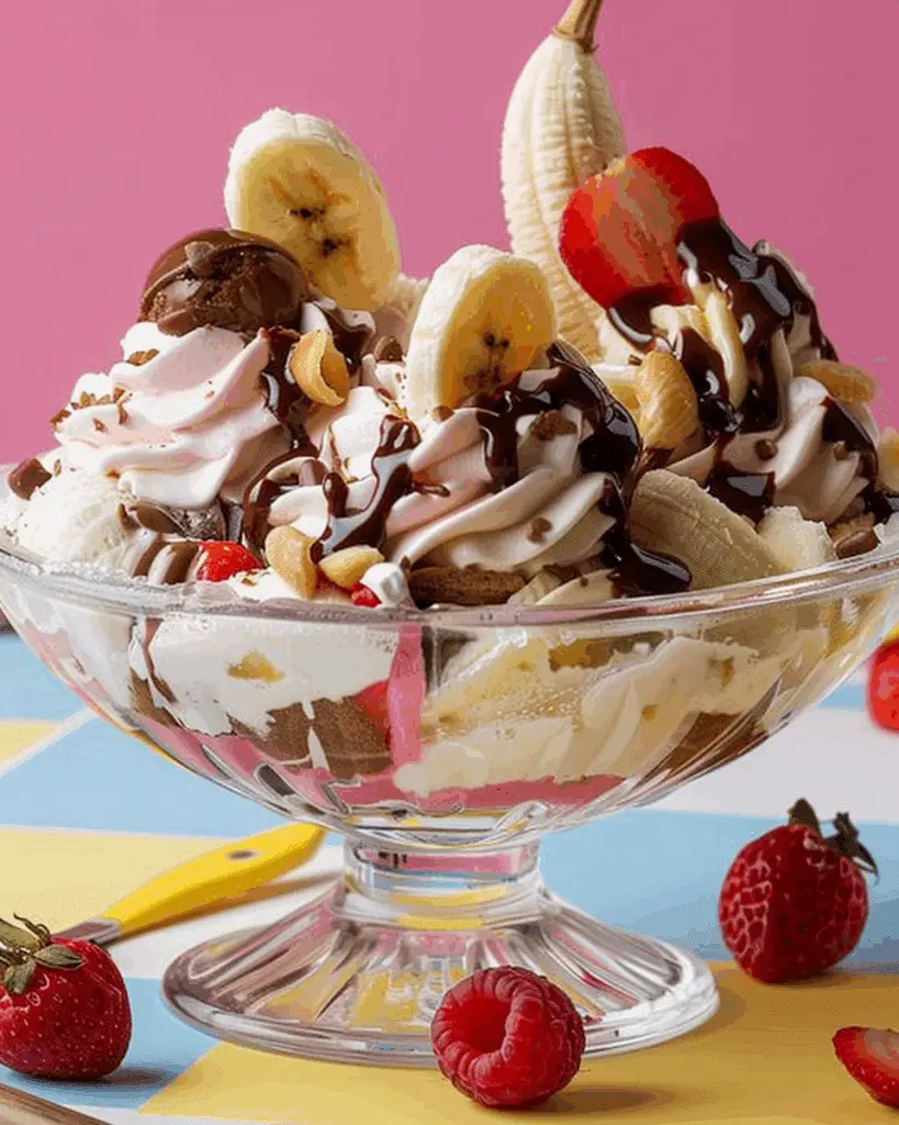 Banana Split Sundae