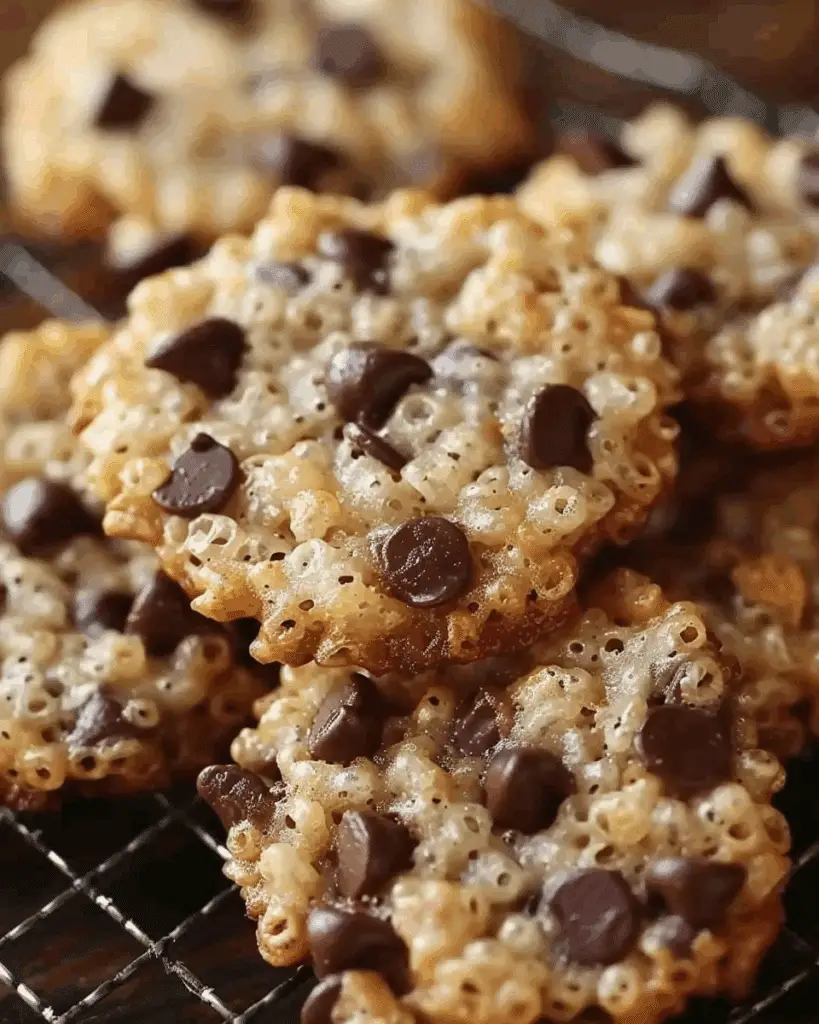 Rice Krispie Chocolate Chip Cookies