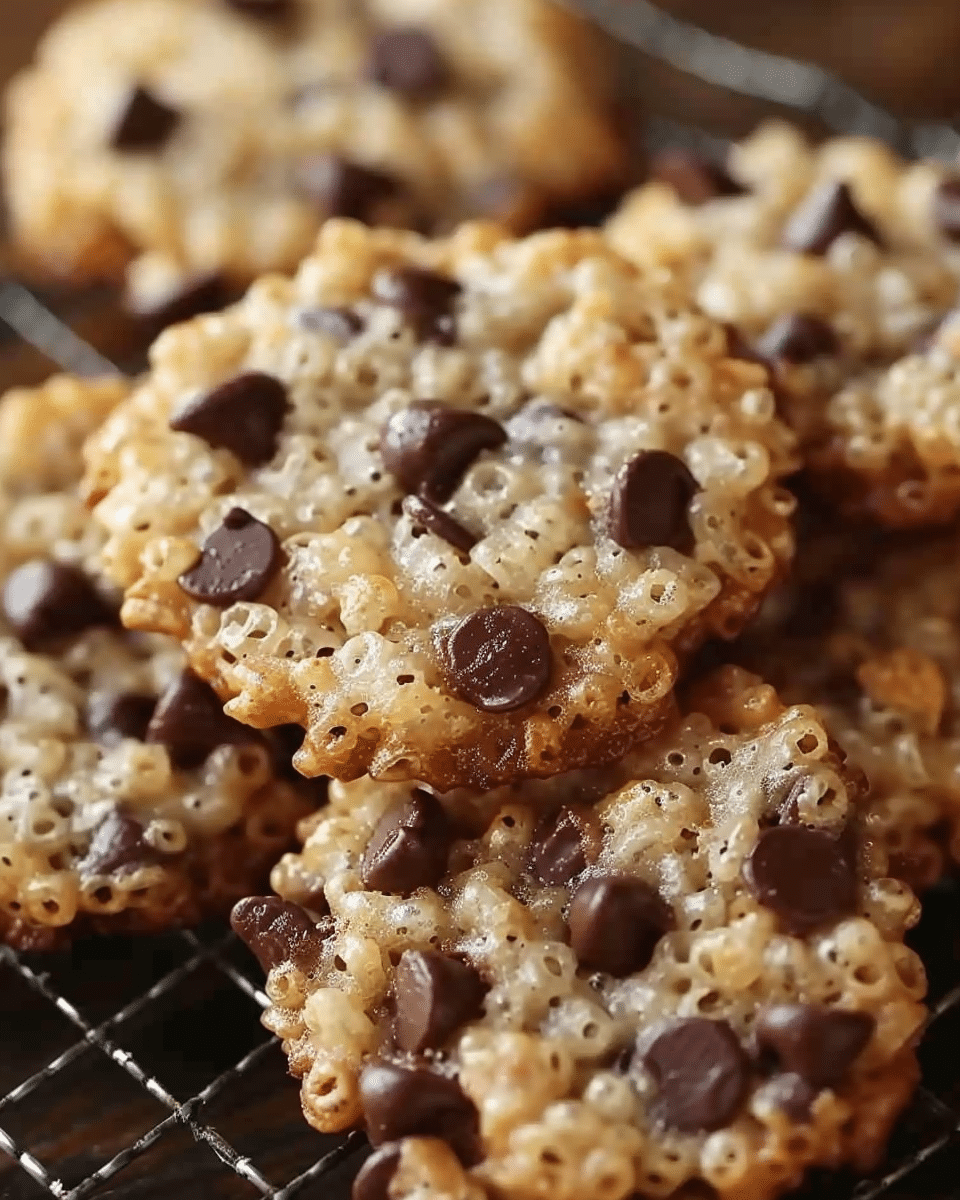 Rice Krispie Chocolate Chip Cookies