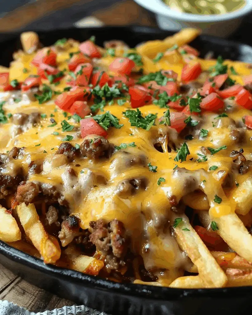 Cheeseburger French Fry Bake