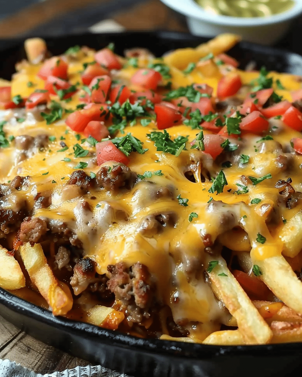Cheeseburger French Fry Bake