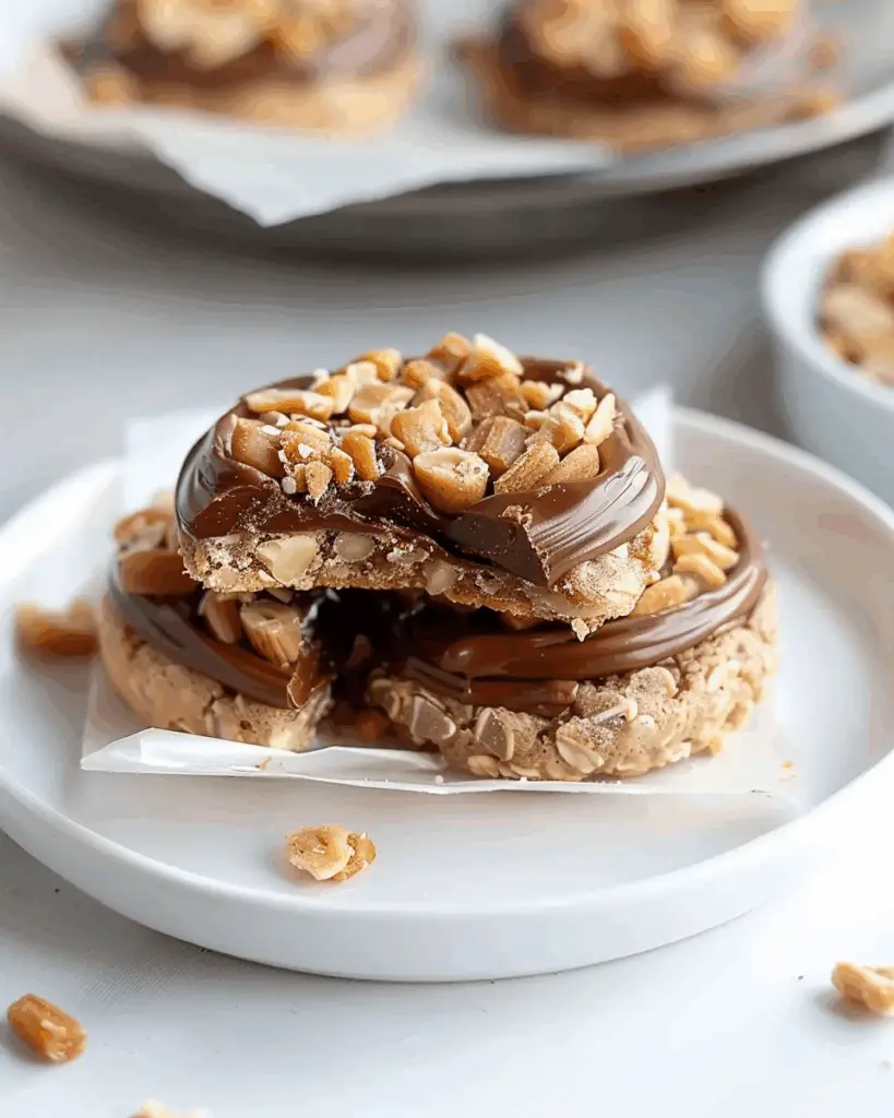 No-Bake Post-Workout Snickers Cookie
