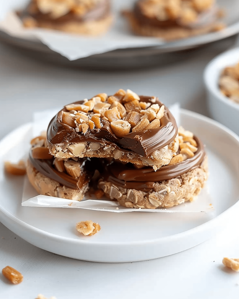 No-Bake Post-Workout Snickers Cookie