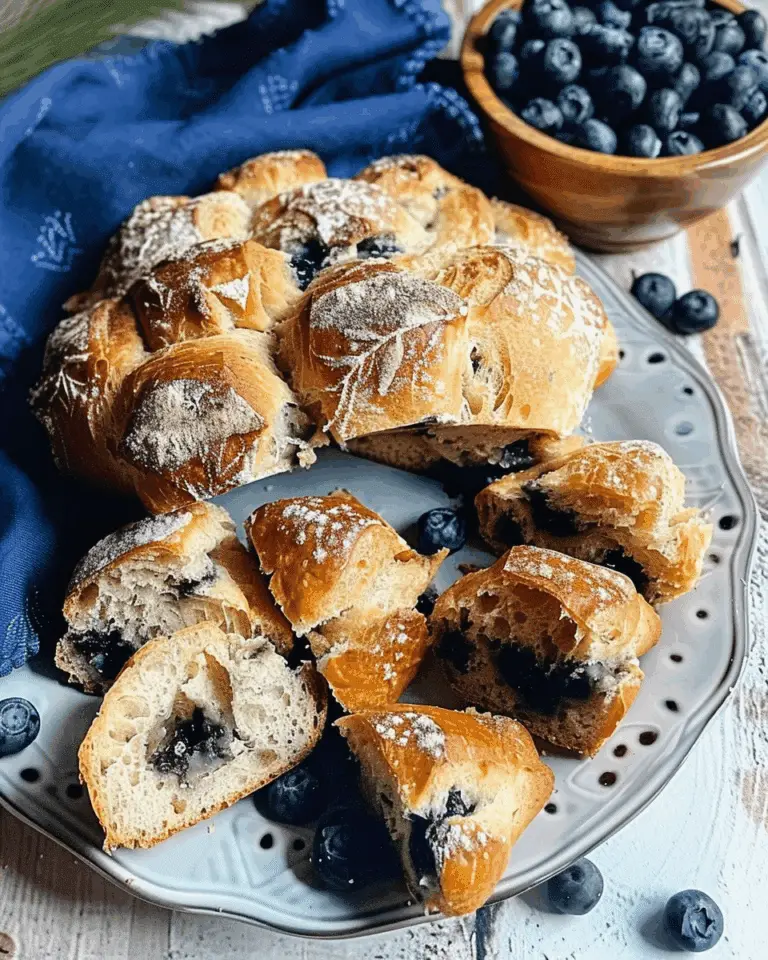 Lemon Blueberry Sourdough Bread