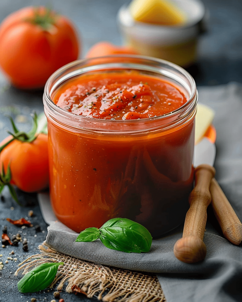 Homemade Tomato Sauce From Scratch