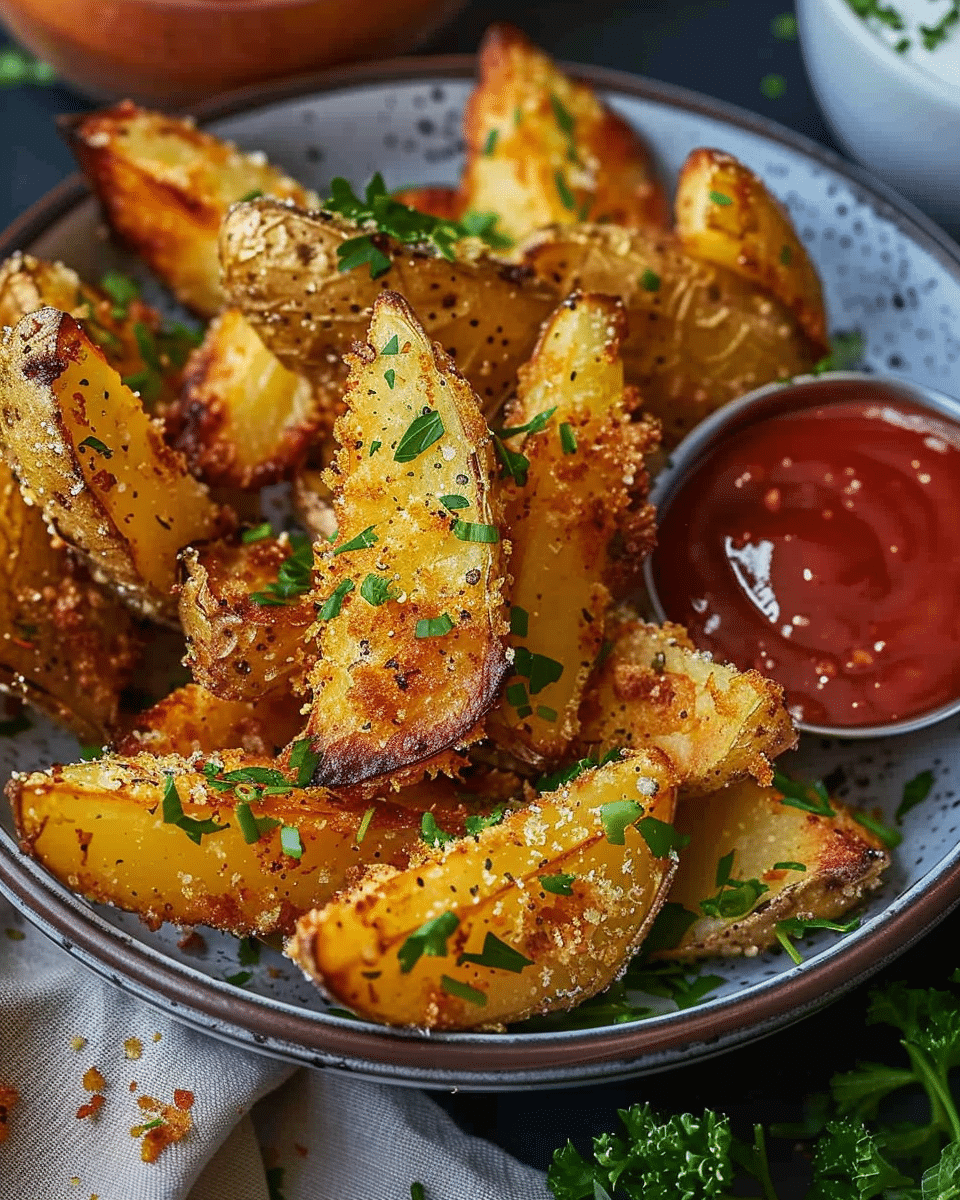 Crispy Potato Wedges
