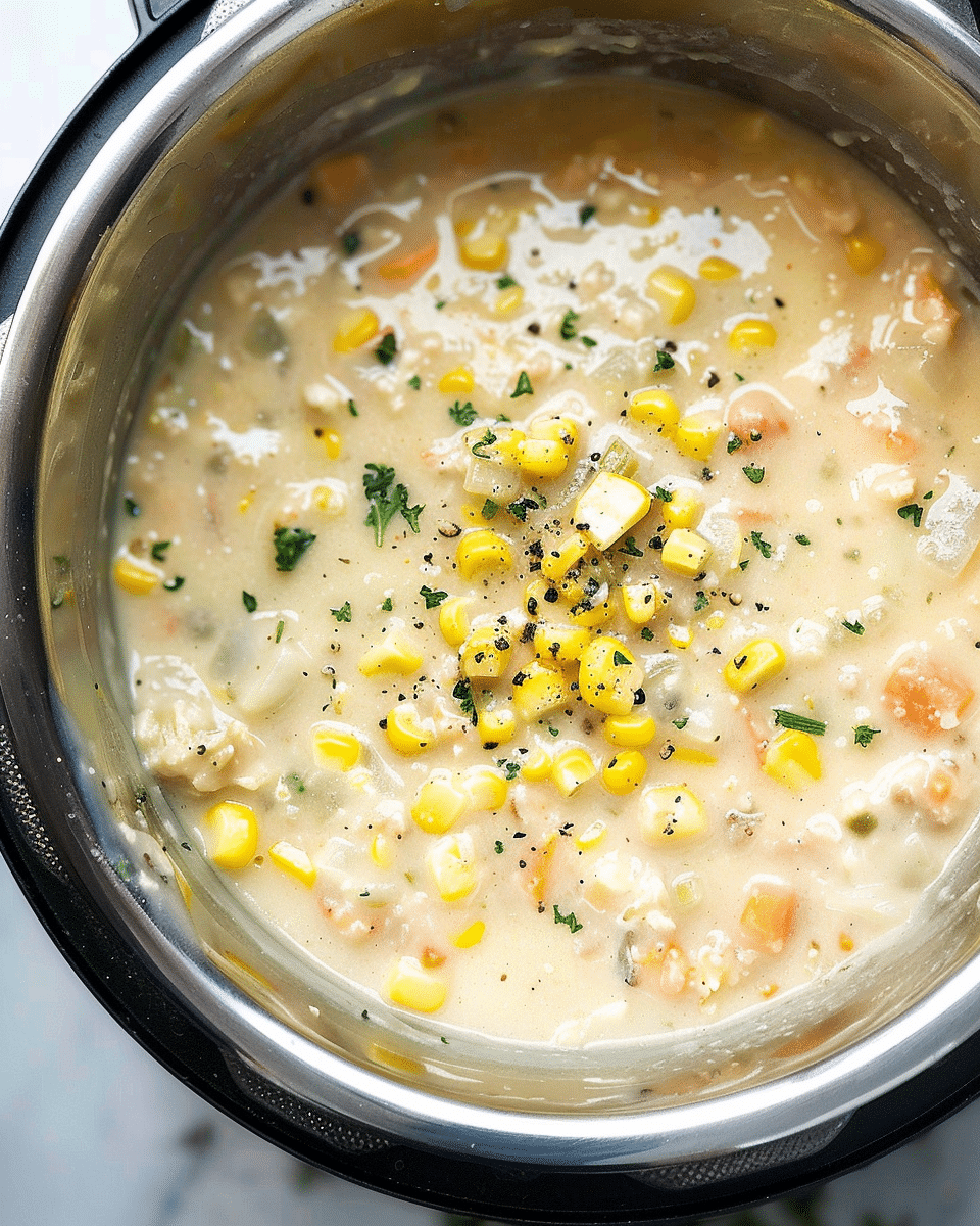 Instant Pot Corn Chowder