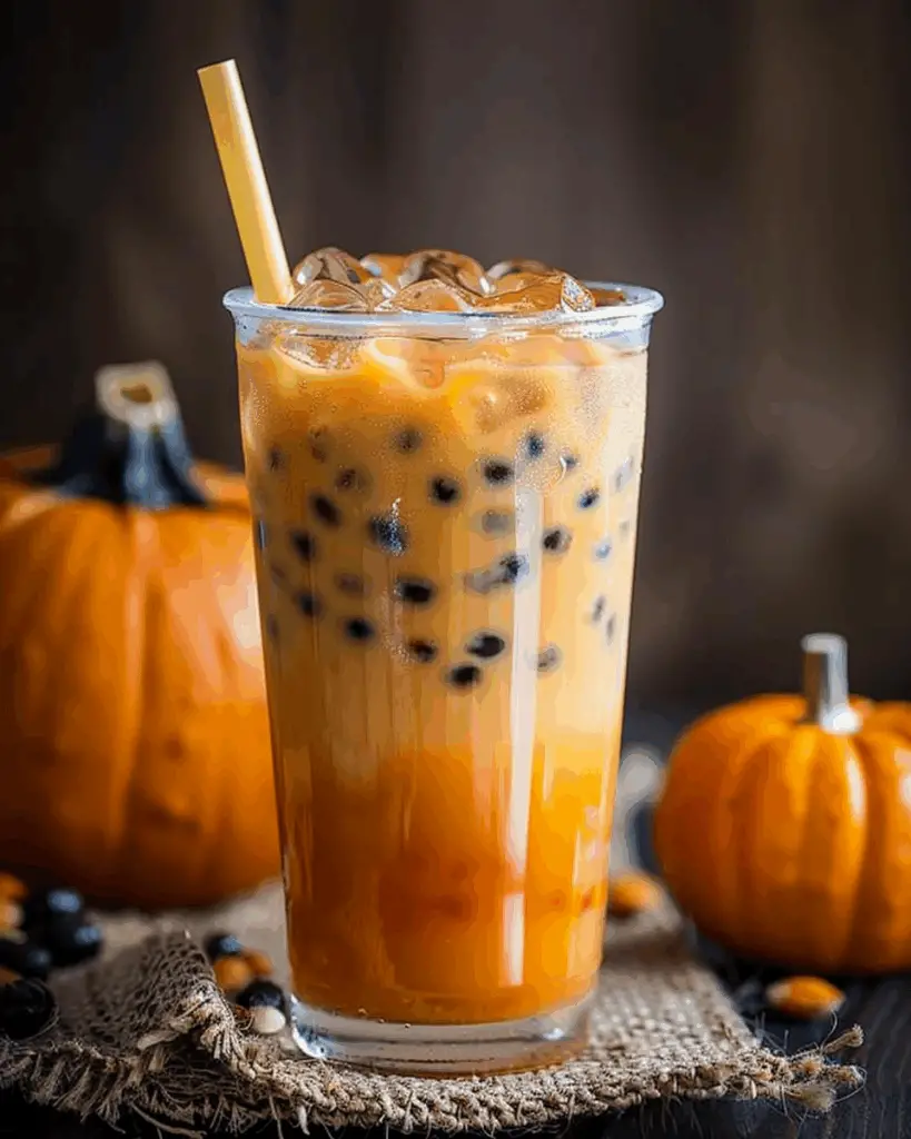 Pumpkin Bubble Tea