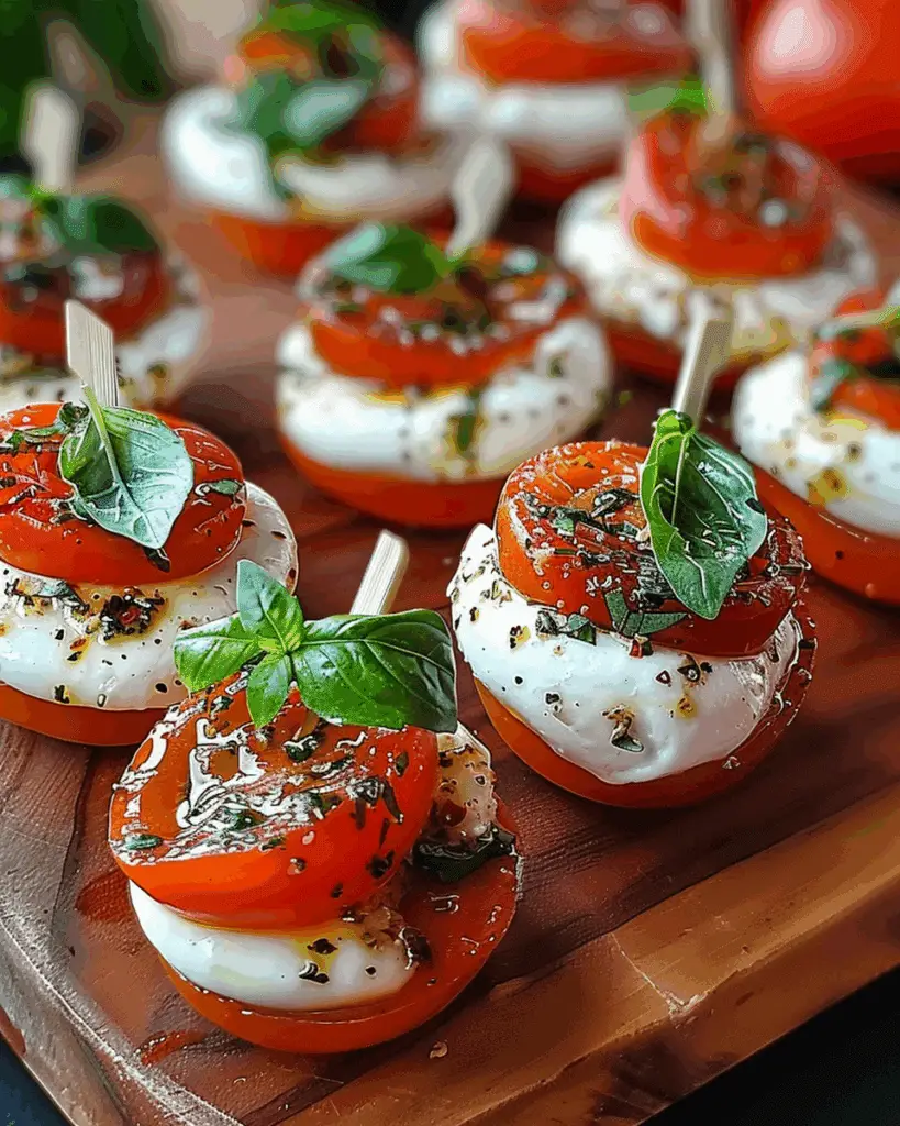 Mini Caprese Bites: A Simple Yet Elegant Appetizer