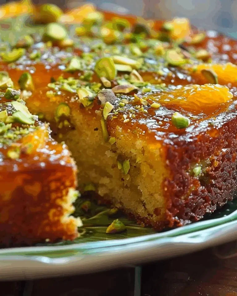 Flourless Orange Pistachio Cake