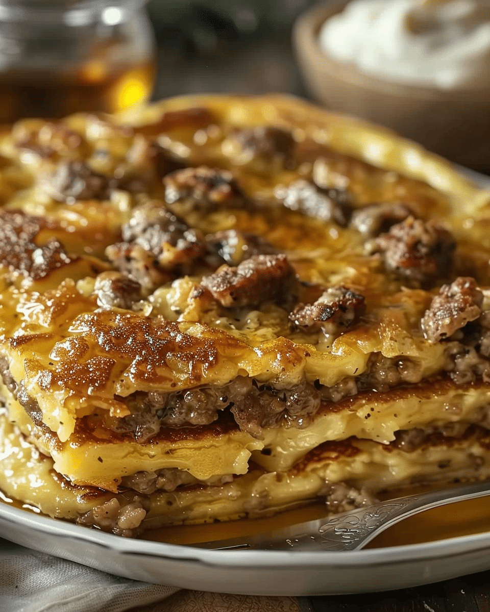 Pancake Sausage Casserole