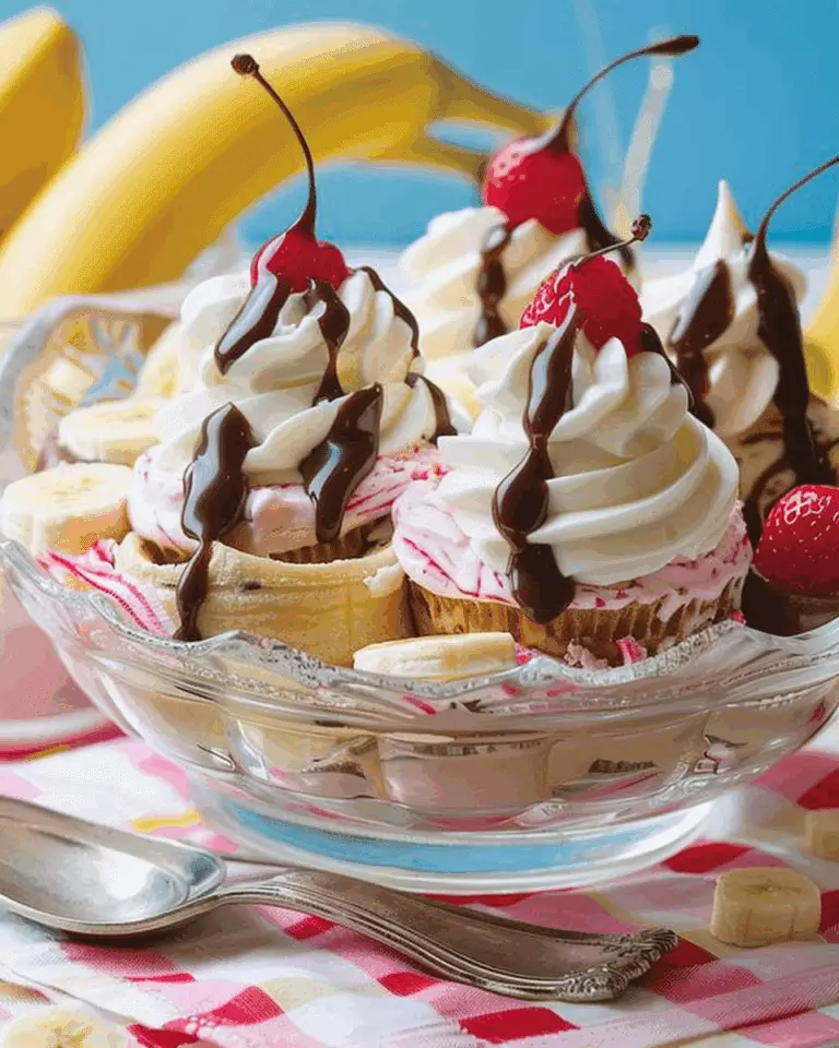 Banana Split Sundae