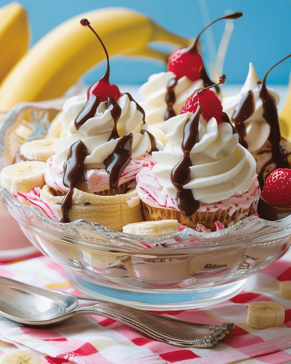 Banana Split Sundae