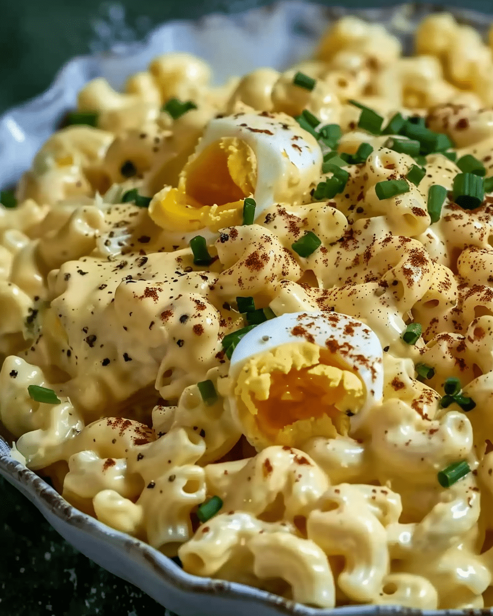 Deviled Egg Macaroni Salad