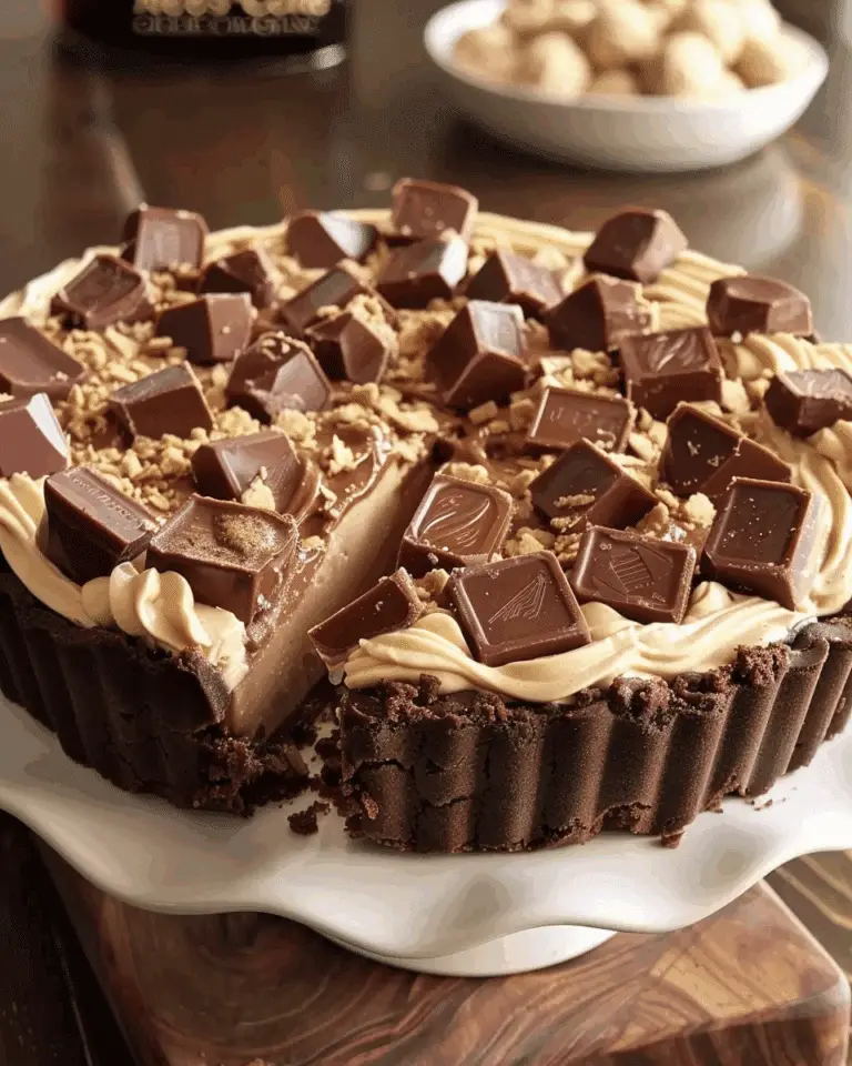 Giant Reese’s Peanut Butter Cup Pie