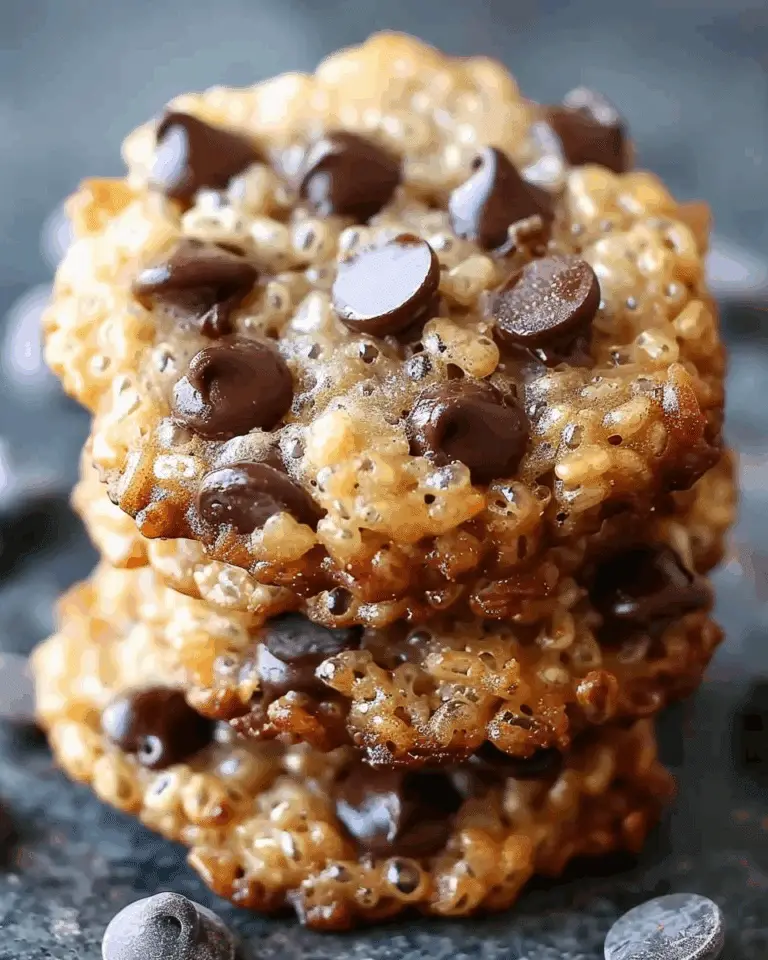 Rice Krispie Chocolate Chip Cookies