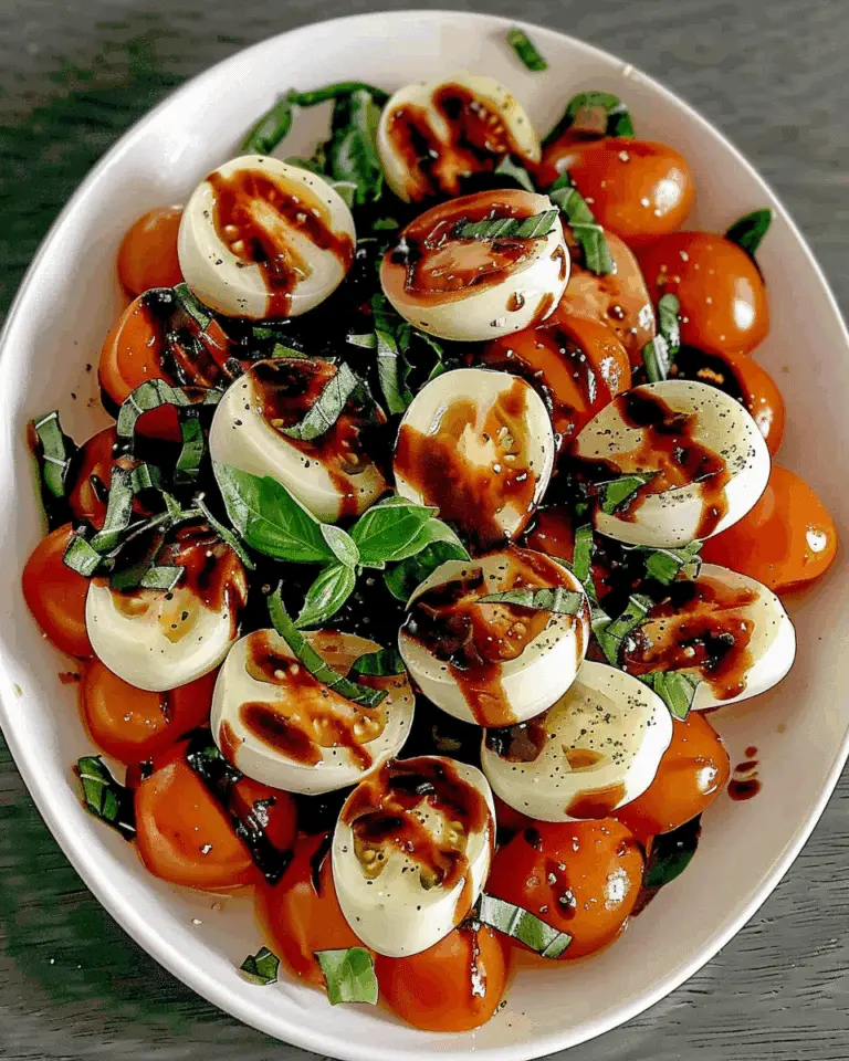 Roasted Tomato Caprese Salad