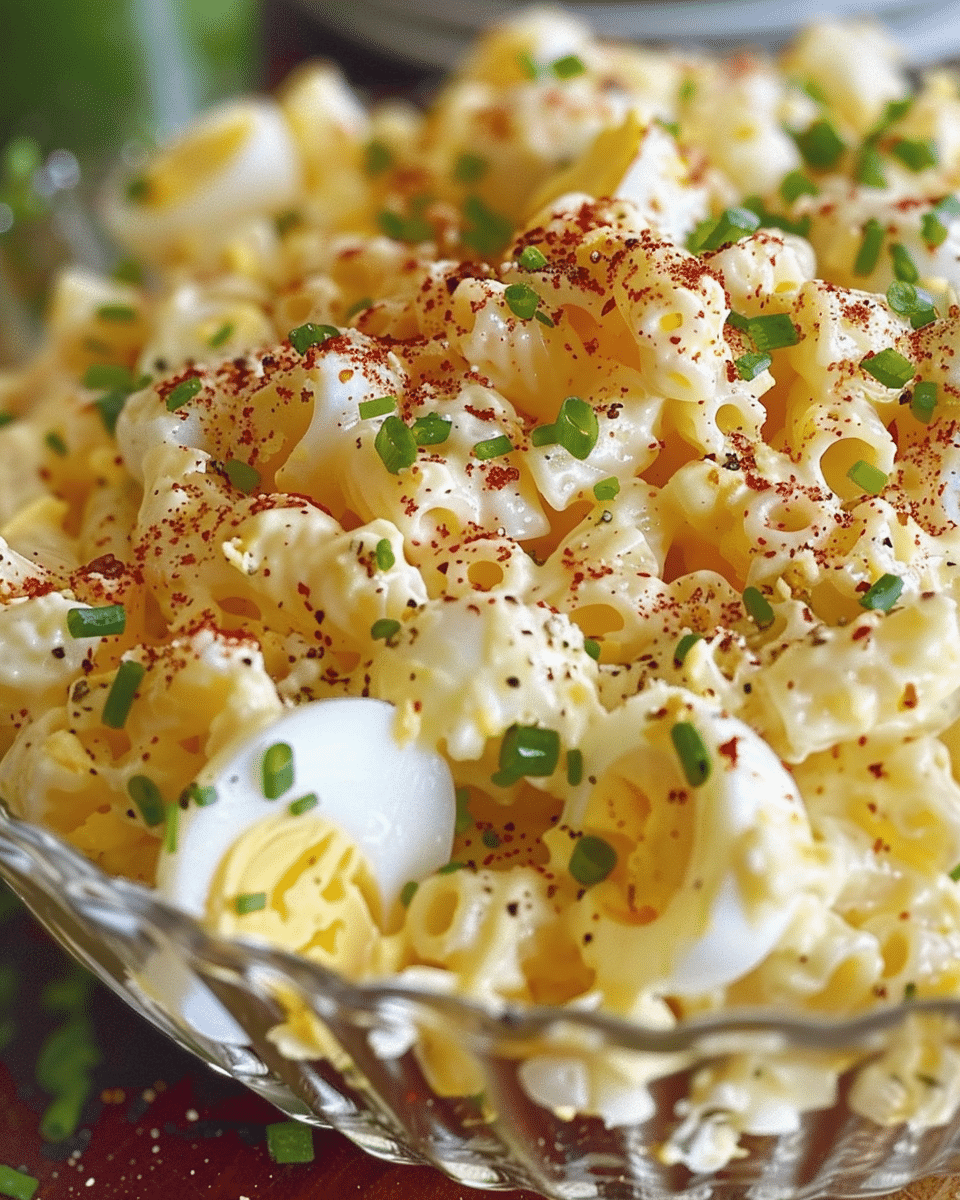 Deviled Egg Pasta Salad