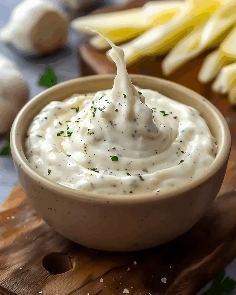 Homemade Garlic Aioli