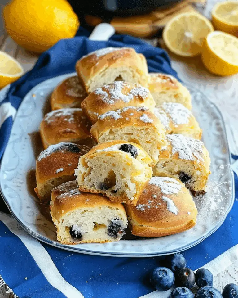 Lemon Blueberry Sourdough Bread