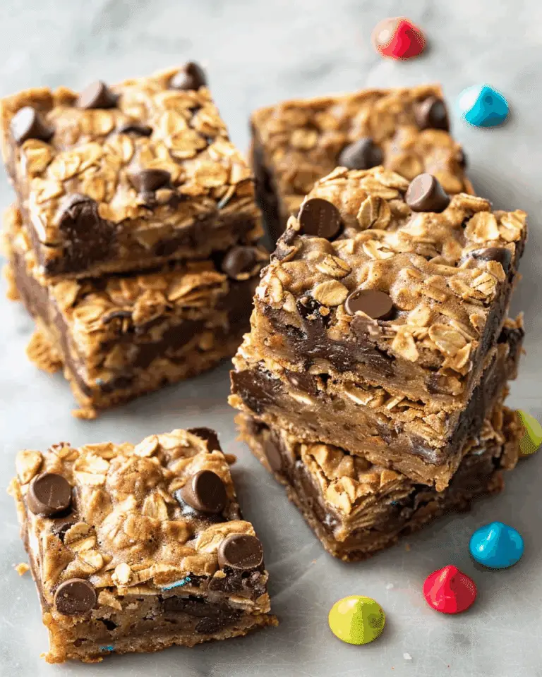 Oatmeal Chocolate Chip Bars