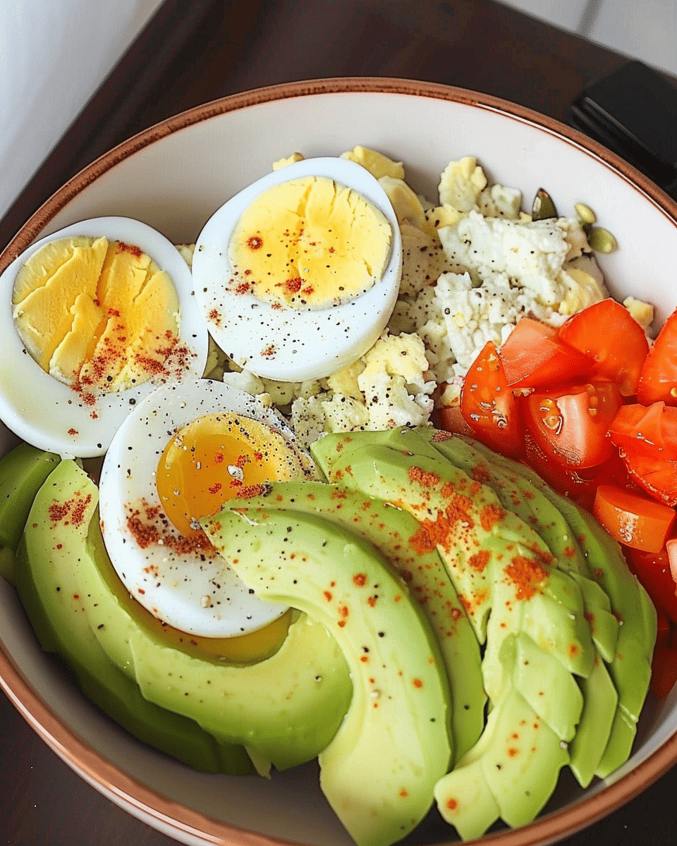 Avocado & Egg Energy Bowl