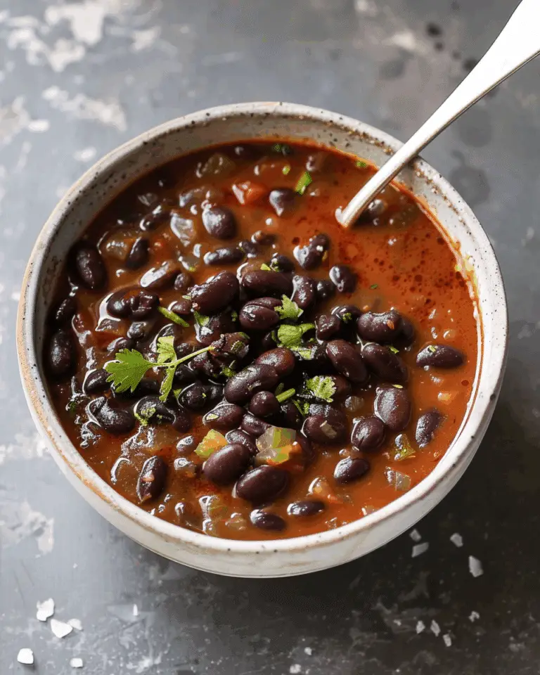 Frijoles Negros (Authentic Cuban Black Beans)