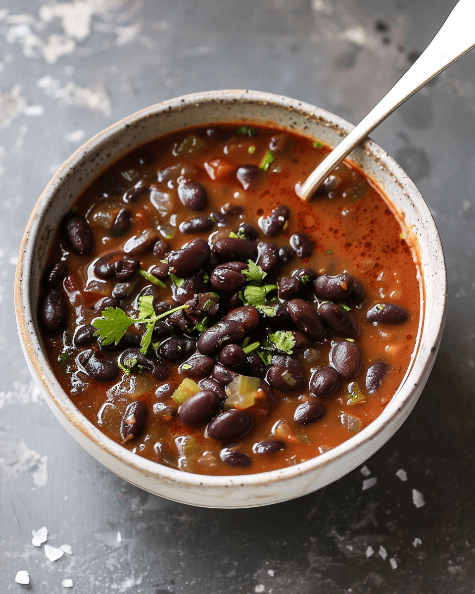 Frijoles Negros (Authentic Cuban Black Beans)