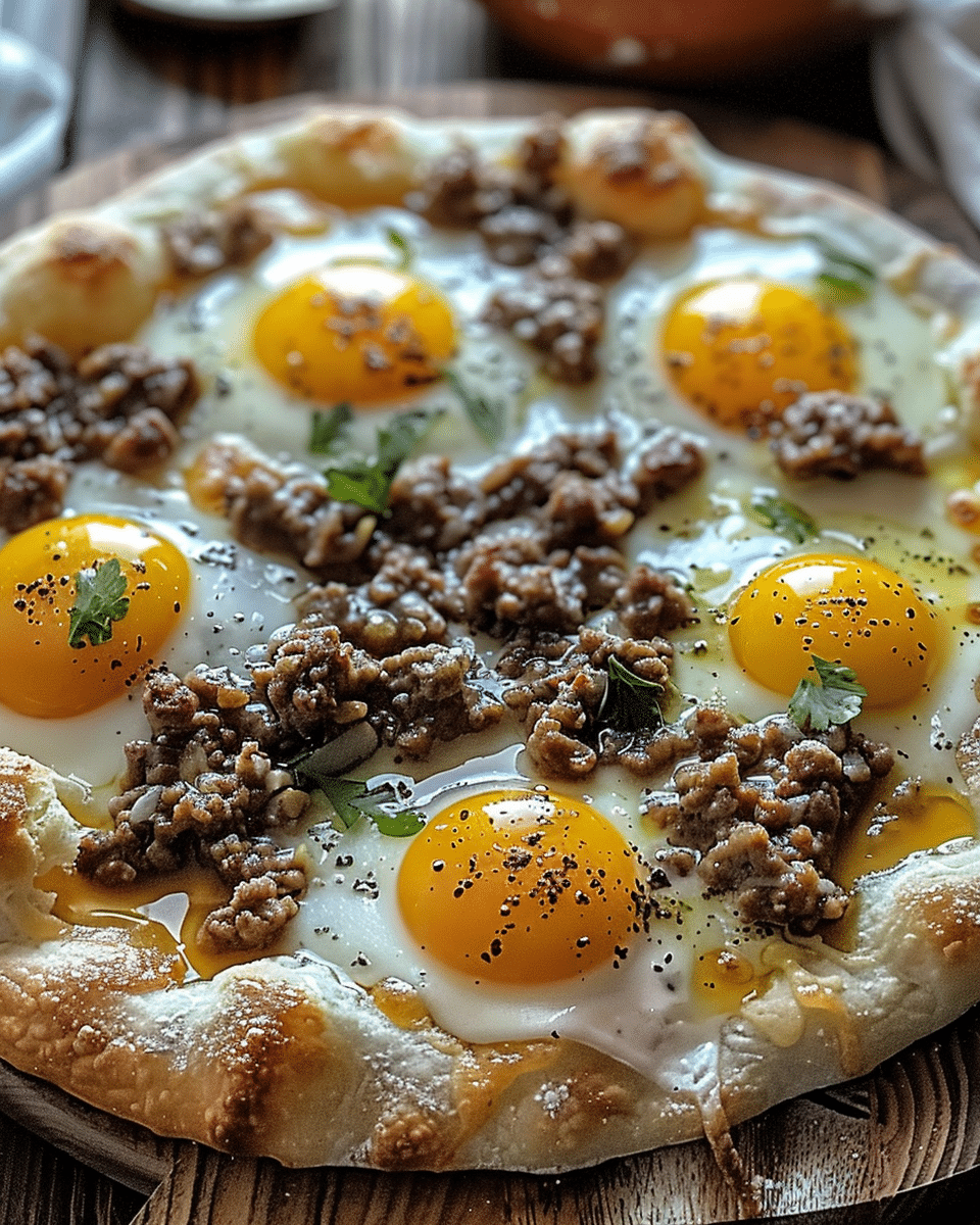 Biscuits and Gravy Breakfast Pizza for a Cozy Morning Delight