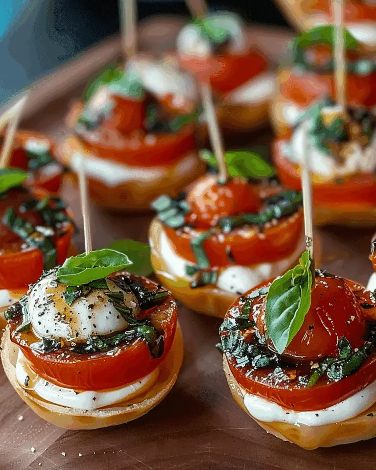 Mini Caprese Bites: A Simple Yet Elegant Appetizer