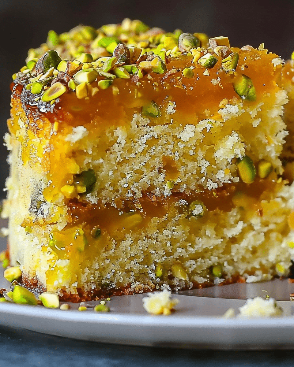 Flourless Orange Pistachio Cake