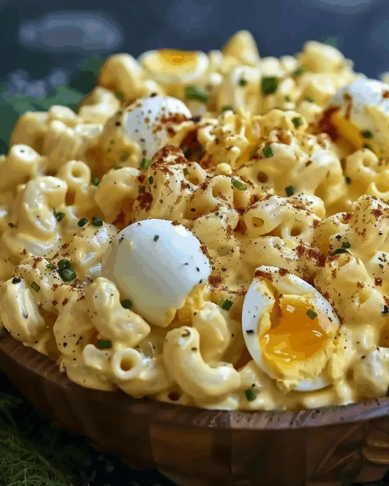 Deviled Egg Macaroni Salad