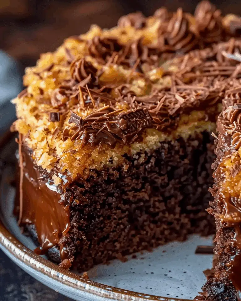 German Chocolate Paradise Cake