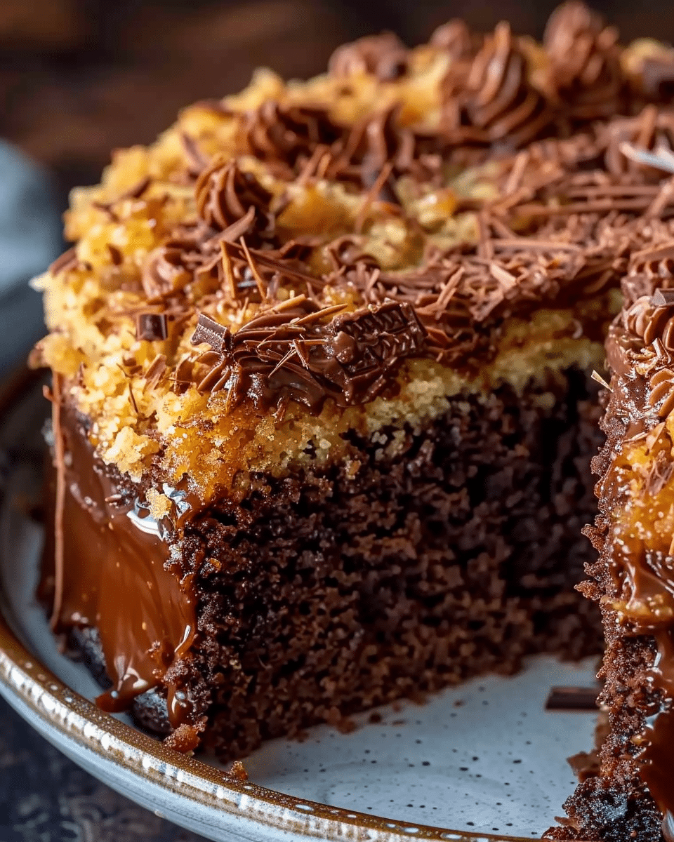 German Chocolate Paradise Cake
