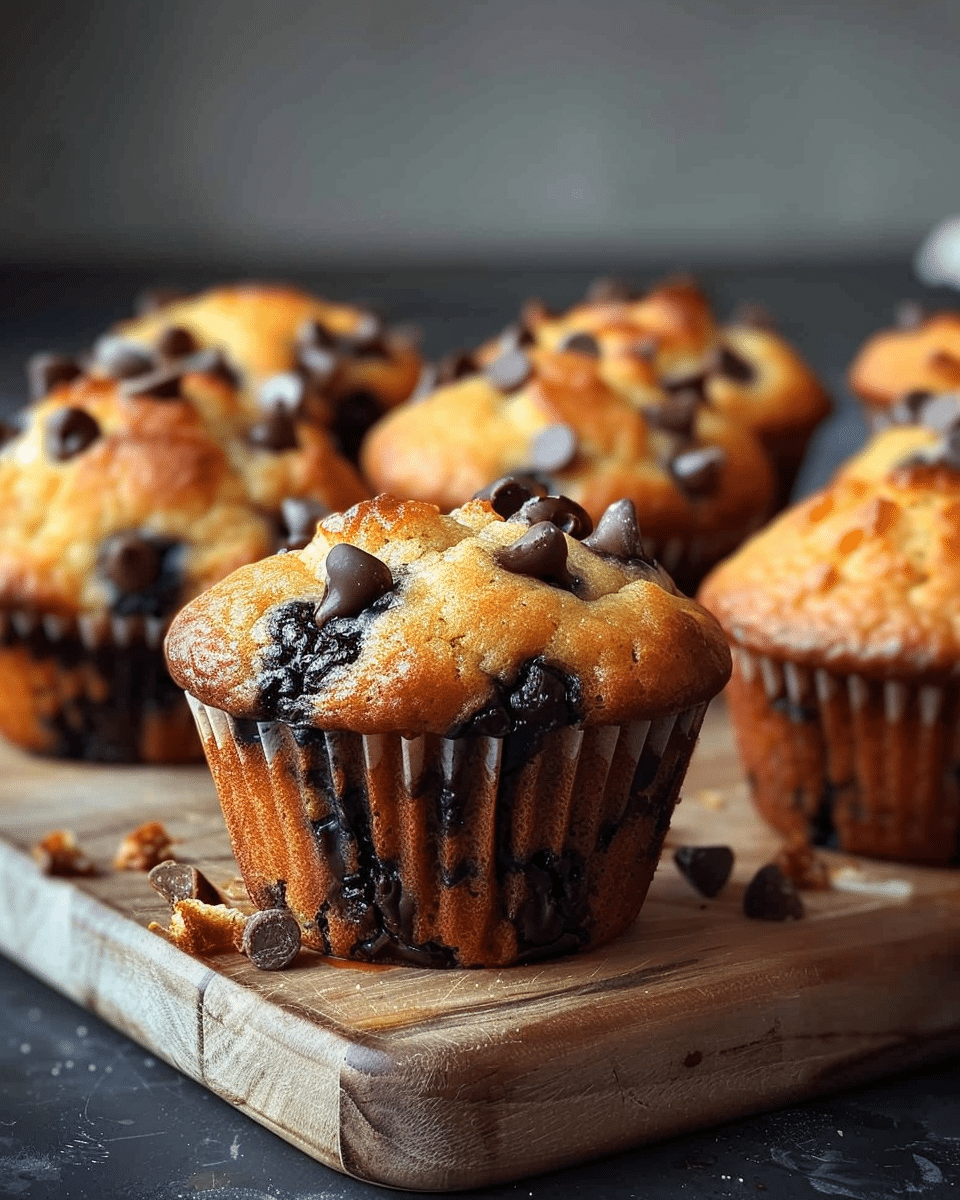Amazing Chocolate Chip Muffins