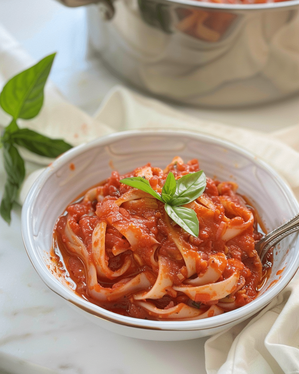Authentic Italian Marinara Sauce