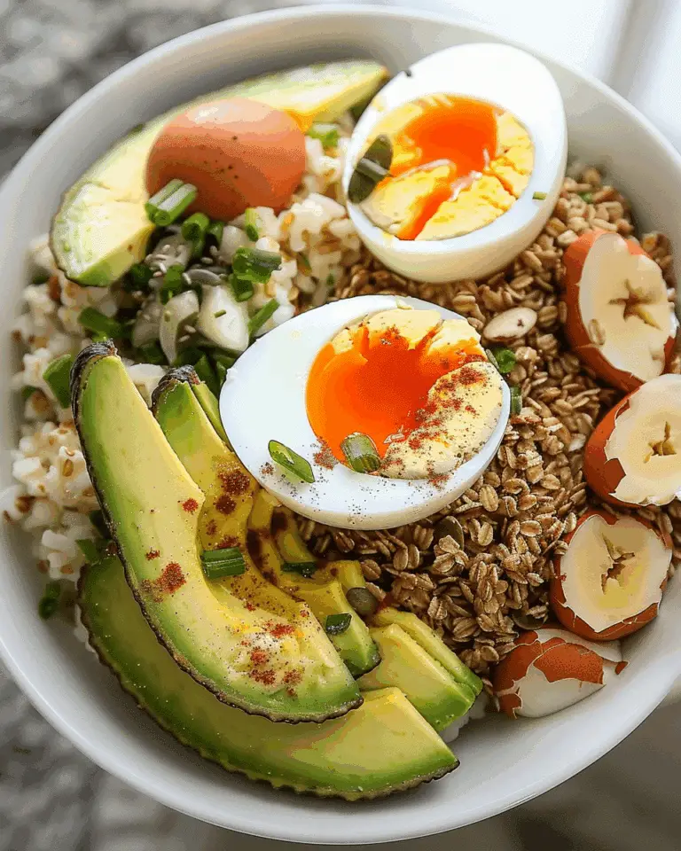 Avocado & Egg Energy Bowl