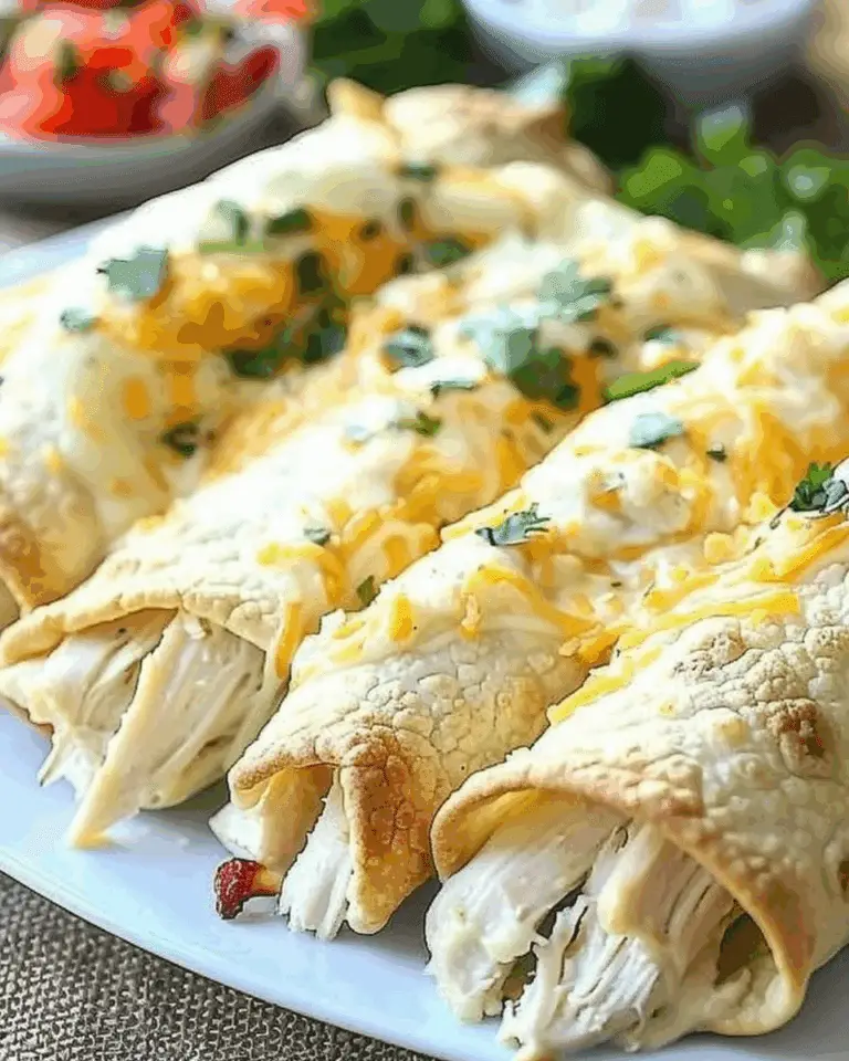 Baked Cream Cheese Chicken Taquitos
