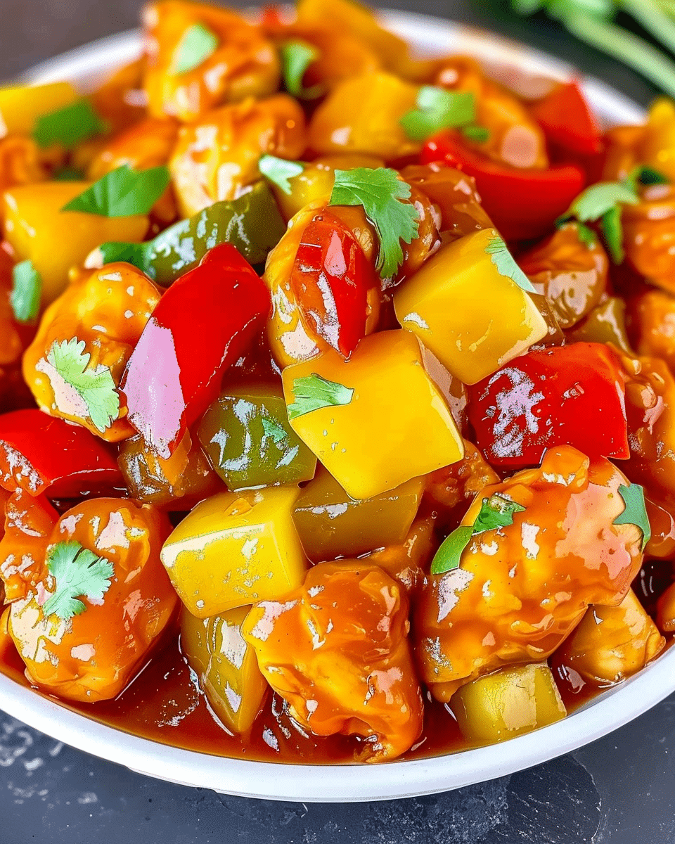 Baked Sweet and Sour Chicken