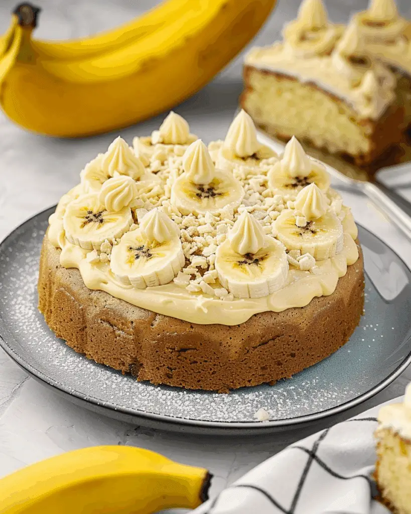 Banana Cake with Cream Cheese Frosting