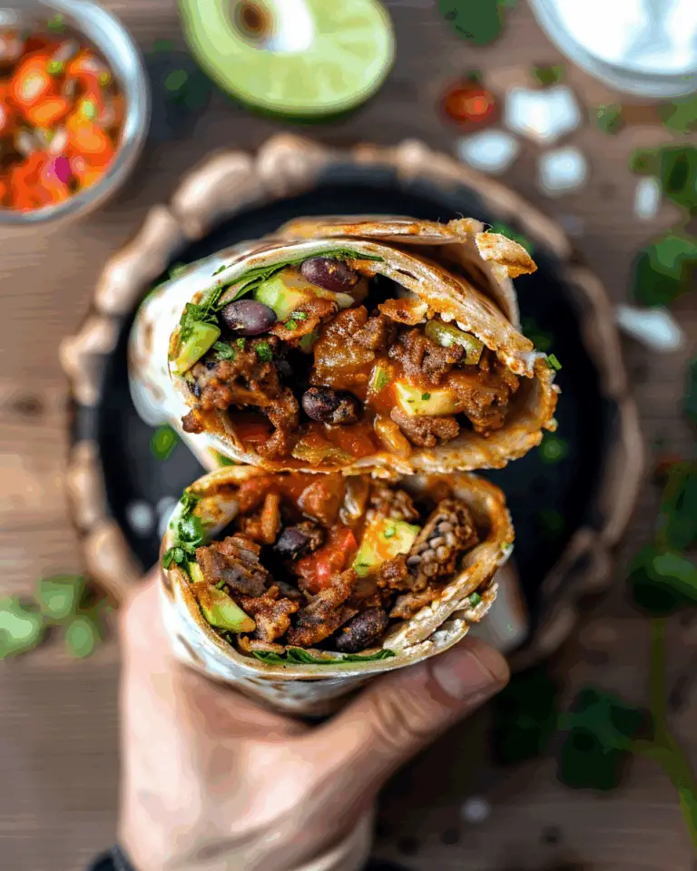 Black Bean & Avocado Wraps