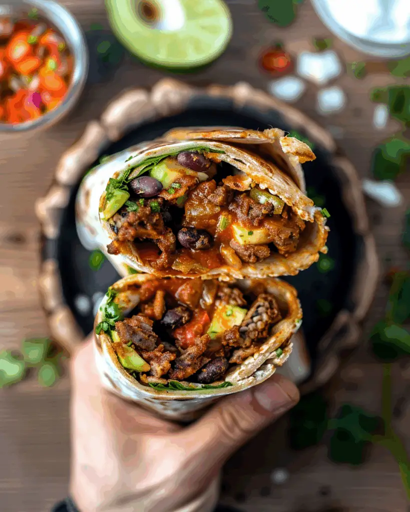 Black Bean & Avocado Wraps